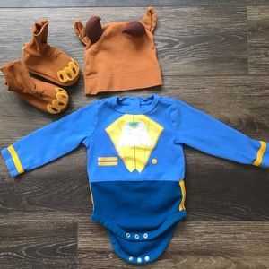 Disney Beast onesie/hat/shoes